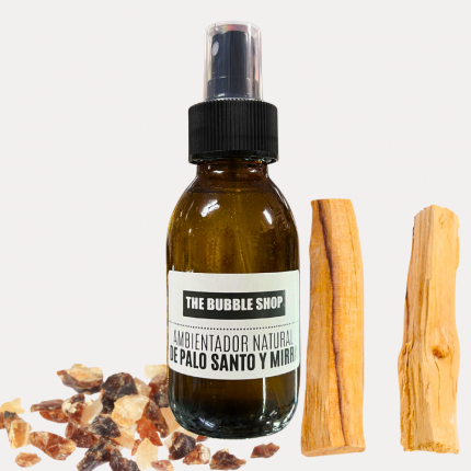 AMBIENTADOR DE PALO SANTO Y MIRRA - (100ML)