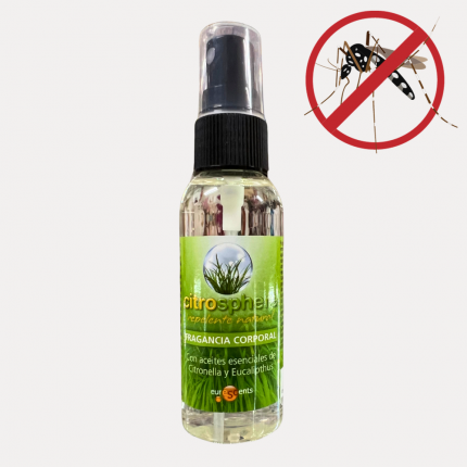 FRAGANCIA CORPORAL DE CITRONELA - ANTIMOSQUITOS (50ML)